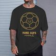 Hand Auf Harz Handball Team T-Shirt Geschenke für Ihn