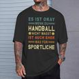 Handball Player Handball Player Resin Handball T-Shirt Geschenke für Ihn
