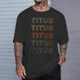 Love Heart Titus GrungeVintage Style Titus T-Shirt Geschenke für Ihn