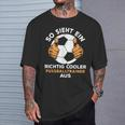 Men's Richtig Cool Football Trainer Black S T-Shirt Geschenke für Ihn