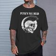 Punk's Not Dead Punker Punk Rock Concert Skull S T-Shirt Geschenke für Ihn