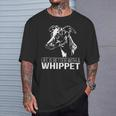 Whippet Life Is Better Greyhounds Dog Slogan T-Shirt Geschenke für Ihn