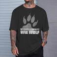 Willenskraft Wie Wolf In Wildnis In 7 Vs Kanada T-Shirt Geschenke für Ihn