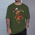 Reindeer Rudolf Christmas Xmas T-Shirt Geschenke für Ihn
