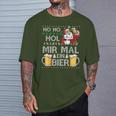 Ho Ho Hol Mir Mal Ein Bier Ugly Christmas Sweater T-Shirt Geschenke für Ihn