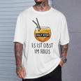 Fun Halt Stop Es Ist Obst Im Haus, Aperolian Spray Club T-Shirt in Weiß Geschenke für Ihn