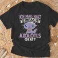 Axolotl Ich Mag Halt Einfach Axolotls S T-Shirt Geschenke für alte Männer
