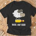 Bock Auf Bier Biertrinker Alkohol Bier Saufen T-Shirt Geschenke für alte Männer