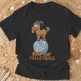 Bock On Volleyball Beach Volleyball Team Trainer Volleyball T-Shirt Geschenke für alte Männer
