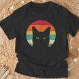 Cat Retro Vintage Cat T-Shirt Geschenke für alte Männer