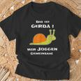 Das Ist Gerda Wir Joggen Gemeinsam Running Slow Snail S T-Shirt Geschenke für alte Männer