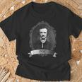 Edgar Allan Poe Portrait T-Shirt Geschenke für alte Männer