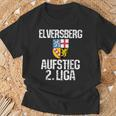 Elversberg Saarland Sve 07 Fan 2 League Aufsteigung 2023 Football T-Shirt Geschenke für alte Männer