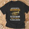 Flugelhorn Alter Mann Flugelhornist Instrument T-Shirt Geschenke für alte Männer