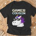 Gamer Cousin Einhorn Pixel Geschenk Multiplayer Nerd Geek T-Shirt Geschenke für alte Männer