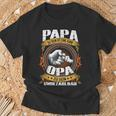 Geschenk Papa Zu Sein Ist Eine Ehre Opa Zu Sein Unbezahlbar T-Shirt Geschenke für alte Männer