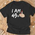 Ich Bin 49 Plus 1 Mittelfinger Zum 50 Geburtstag T-Shirt Geschenke für alte Männer