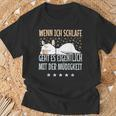 Ich Schlafe Lama Sleep Alpaca Sayings T-Shirt Geschenke für alte Männer