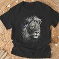 Lion Animal Lion T-Shirt Geschenke für alte Männer