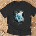 Lone Wolf Wolf Moon Wildlife T-Shirt Geschenke für alte Männer