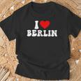 I Love Berlin T-Shirt Geschenke für alte Männer