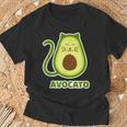 Lustiges Avocato-Katzen T-Shirt, Geschenkidee für Katzenliebhaber Geschenke für alte Männer