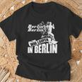 Marathon Berlin Motif Running Vent Clothing Athletes Runner T-Shirt Geschenke für alte Männer