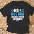 Mein Kostüm Hat Der Hund Gefressen German Language T-Shirt Geschenke für alte Männer