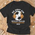 Men's Richtig Cool Football Trainer Black S T-Shirt Geschenke für alte Männer