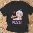 Pizza Lover Anime T-Shirt Geschenke für alte Männer