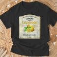 Retro Limonade T-Shirt: Wenn Das Leben Zitronen Gibt, German Design Geschenke für alte Männer
