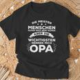 Ruf Die Meisten Menschen Nennen Mich Beim Name Opa T-Shirt Geschenke für alte Männer