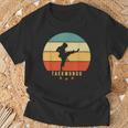 Taekwondo Kind Macht Taekwondo-Kick Boy's Taekwondo T-Shirt Geschenke für alte Männer