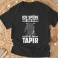 Tapir-T-Shirt mit Spruch Ich spüre das Tier in mir, es ist ein Tapir, Lustiges Outfit Geschenke für alte Männer