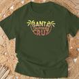 Santa Cruz Ca California Surfer 70S 80S Retro T-Shirt Geschenke für alte Männer