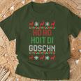 Weihnachten Ho Hoit Die Goschn Ugly Christmas Lustig T-Shirt Geschenke für alte Männer