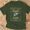 Zander Claus Christmas Jumper For Fishermen Christmas T-Shirt Geschenke für alte Männer