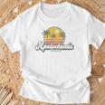 Apalachicola Fl Retro Strand Angeln Bootfahren Surfen T-Shirt Geschenke für alte Männer