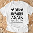 Beförderung Zum Big Brother Est 2024 Baby Unterwegs T-Shirt Geschenke für alte Männer
