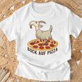 Bock Auf Pizza German Language T-Shirt Geschenke für alte Männer