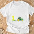 Children's 1St Birthday Ich Bin Schon 1 Jahre Tractor Tractor T-Shirt Geschenke für alte Männer
