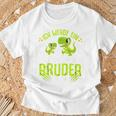 Children's Ich Werde Ein Große Bruder 2024 Dinosaur Dino T-Shirt Geschenke für alte Männer