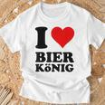 Ich Liebe Bierkönig German T-Shirt Geschenke für alte Männer