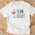 Lillet Team Summer Alcohol Lillet S T-Shirt Geschenke für alte Männer