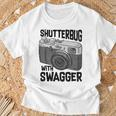 Shutterbug With Swagger Fotograf Lustige Fotografie T-Shirt Geschenke für alte Männer
