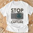 Stop And Capture Fotografen Lustige Fotografie T-Shirt Geschenke für alte Männer