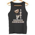 33 Geburtstag Herren Damen 1991 Original Awesome Teddybär Tank Top