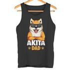 Akita Dog Papa Tank Top