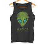 Alien Ufo  Fun Tank Top