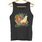 Animal Garden Snail Tank Top